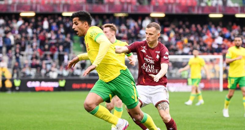  - Nantes arrache un nul à Metz à 10 contre 11, l'AJ Auxerre n'en profite pas, les résultats du multiplex !