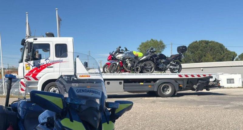  - Des pointes à plus de 130 km/h enregistrées au lieu de 80 lors du week-end de Pâques : rétention immédiate du permis de conduire et mise en fourrière des motos