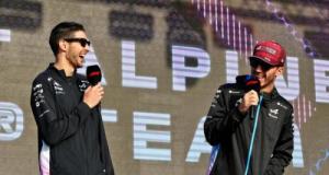 Moment très drôle entre Gasly et Hadjar, choqués du poids d'Ocon lors d'une séquence savoureuse