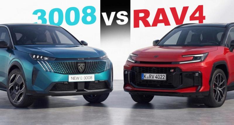 Nouveau Toyota RAV4 vs Peugeot 3008 : de quel bois se chauffe le Japonais pour faire plier le n°1 français ?