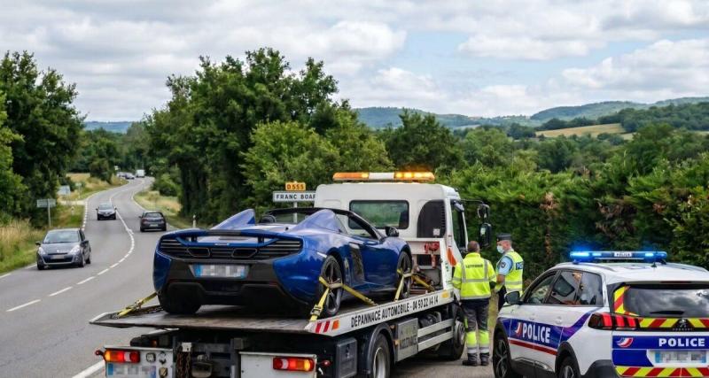  - Il roule à 206 km/h sur une route limitée à 90 : interpellé, le conducteur d’une McLaren perd son permis sur-le-champ et voit son véhicule saisi par la police