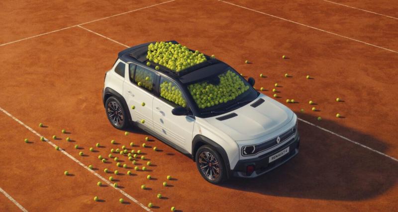  - Bientôt une série spéciale Roland-Garros pour la Renault 4 E-Tech