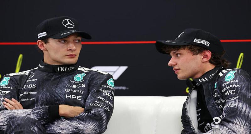 Mercedes : entre admiration et duel et Russell face à la révélation Antonelli