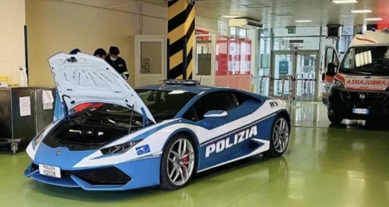  - La police italienne affiche fièrement sa Lamborghini Huracán