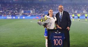 Équipe de France (F) : Sakina Karchaoui atteint le cap symbolique des 100 sélections