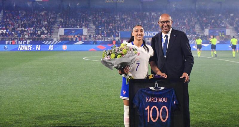  - Équipe de France (F) : Sakina Karchaoui atteint le cap symbolique des 100 sélections