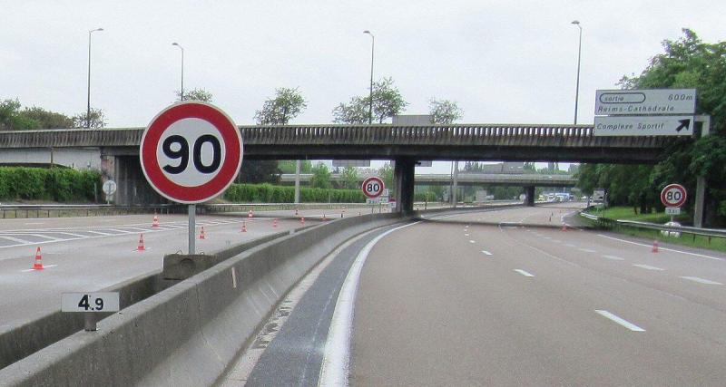  - Ces routes de retour à 80 km/h à cause d'une décision inattendue de justice