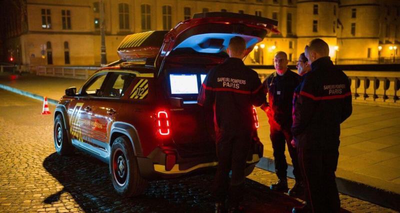La Renault 4 4Rescue déjà utilisée par les Pompiers de Paris pour un exercice en conditions réelles
