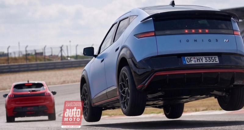 - Une Hyundai Ioniq 3 N de 292 ch bientôt à la poursuite de la Peugeot 208 GTI ?