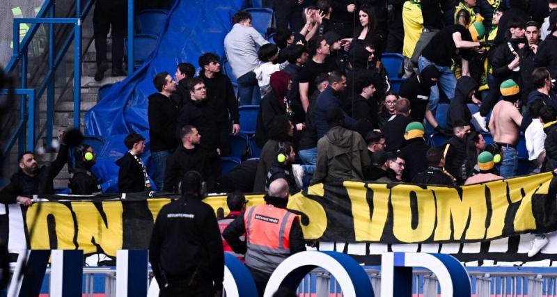  - PSG - Nantes : les supporters sortent une banderole incendiaire contre le Qatar et la LFP