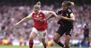 Ligue des champions (F) : l'OL Lyonnes renversé par Arsenal en demi-finale aller