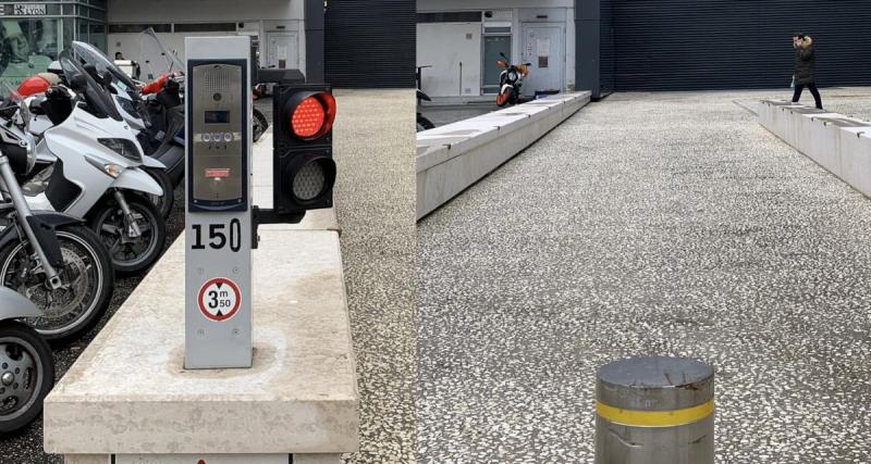 Percutée par une borne escamotable, une automobiliste réclame réparation à la ville