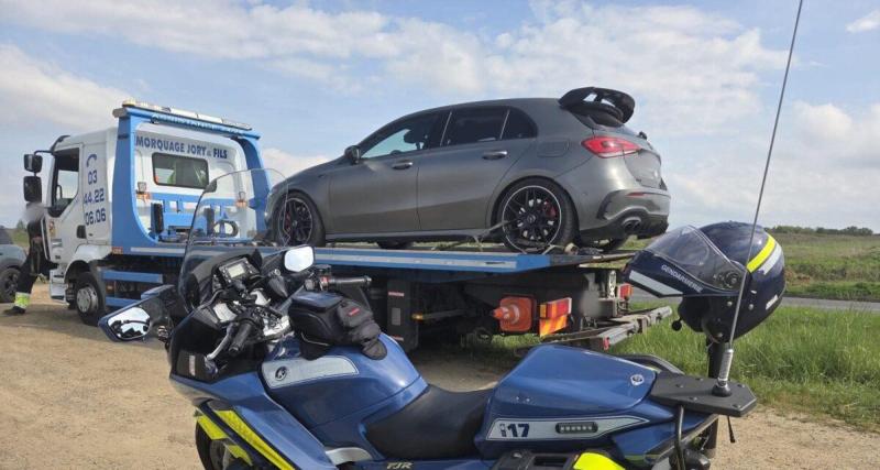  - Une Mercedes-AMG flashée à 175 km/h sur une route limitée à 90 : le conducteur ignorait qu'il fonçait droit sur les gendarmes