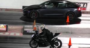 Tesla Model S Plaid vs Suzuki GSX-R, le vainqueur va vous surprendre