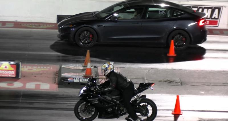 Tesla Model S Plaid vs Suzuki GSX-R, le vainqueur va vous surprendre