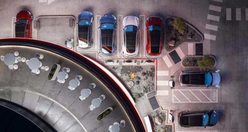 Une file d'attente virtuelle, Tesla vers une révolution de la recharge électrique