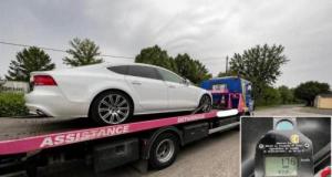 Flashé à 178 km/h sur une route à 90 : le conducteur repart sans permis et sans voiture