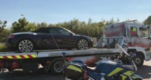 Flashé en excès de vitesse à plus de 230 km/h, un véhicule immatriculé en Allemagne se pensait tout permis : « pressé de rentrer, il repart à pied ! »