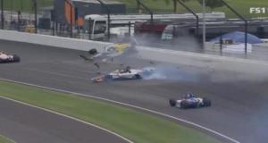 Indy 500 : Grosse frayeur pour Grosjean impliqué dans un crash à Indianapolis, l’accident en vidéo
