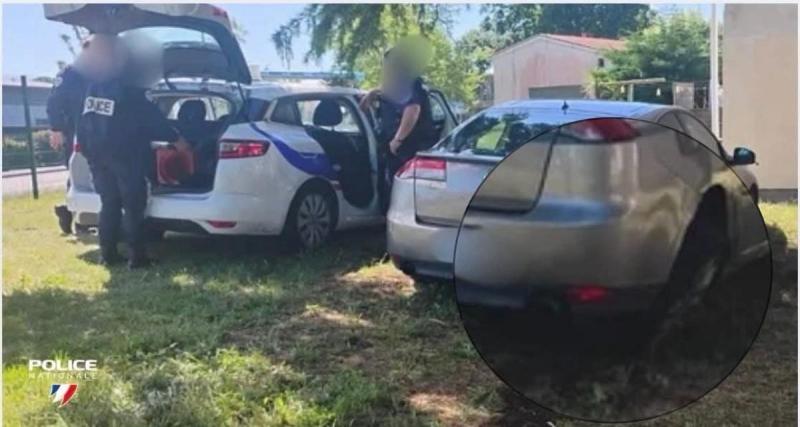  - Il refuse d'obtempérer malgré des pneus crevés et un essieu arrière cassé, s'écrase sur un terre plein central et se fait prendre avec 30 g de cocaïne