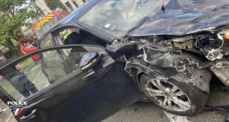 1,54g d'alcool au volant, des airbags qui explosent et un poteau plié : deux jeunes femmes frôlent la catastrophe