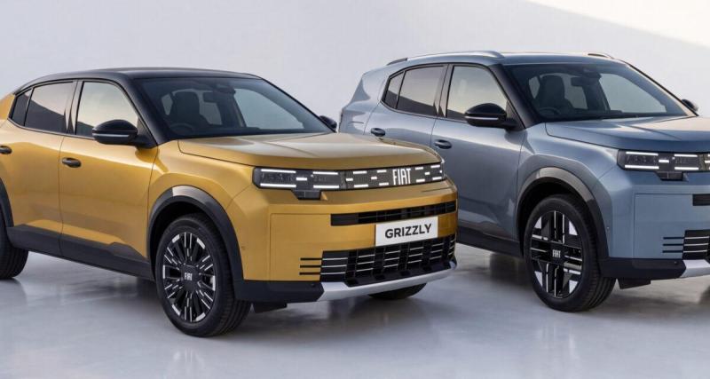Nouveaux Fiat Grizzly : coup double pour les SUV italiens, dont un coupé, extrapolés d'un célèbre modèle français