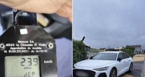 Flashé à 239 km/h en Audi A6 : deux amis belges trop pressés de rejoindre Paris, retour à pied et sanction immédiate