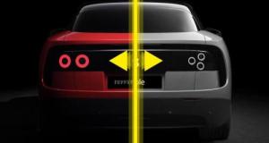 Et si la Ferrari Luce était sortie chez Apple ? Faites glisser le curseur de gauche à droite pour voir les différences !