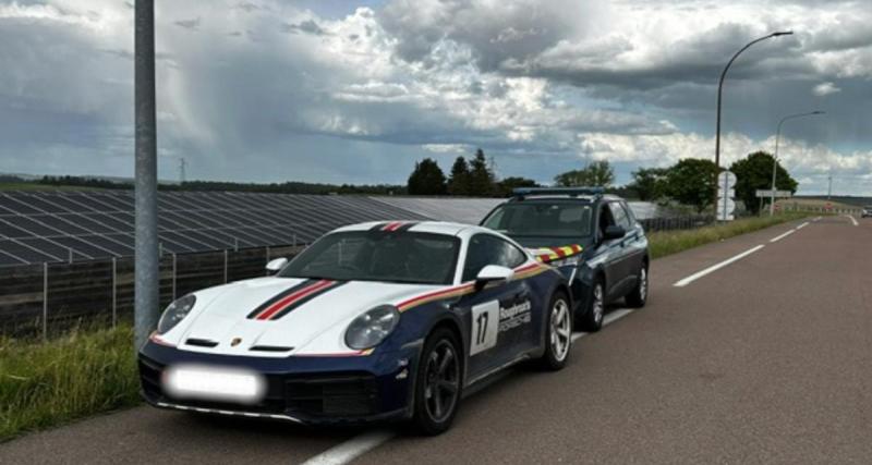 Flashée à plus de 215 km/h, la très rare Porsche 911 Dakar de ce Britannique finit à la fourrière… en France