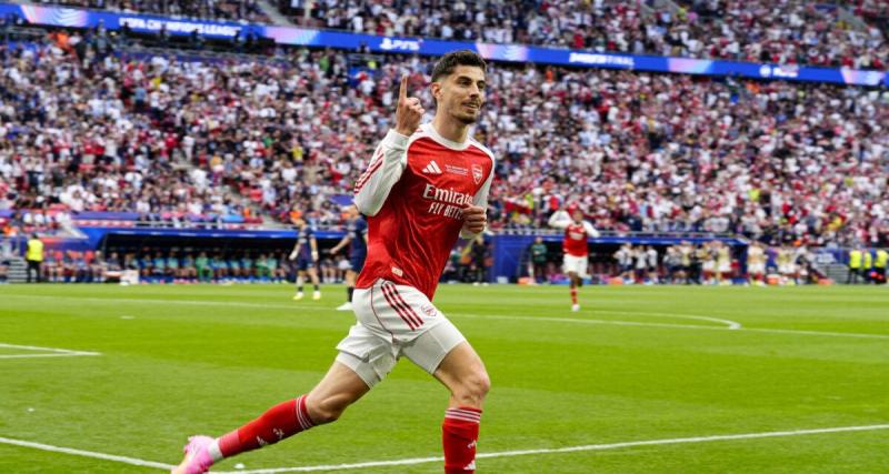  - PSG-Arsenal : l'ouverture du score rapide de Kai Havertz durant la finale