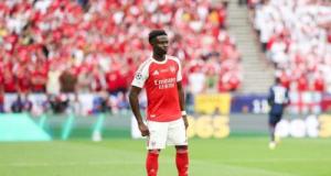 PSG - Arsenal : "Varsenal", "un vol" ... La toile outrée par la main non sifflée de Saka dans la surface