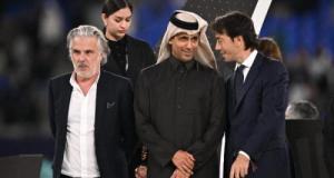 "C'est un signal fort adressé au football français" : Vincent Labrune salue le doublé historique du PSG à Budapest