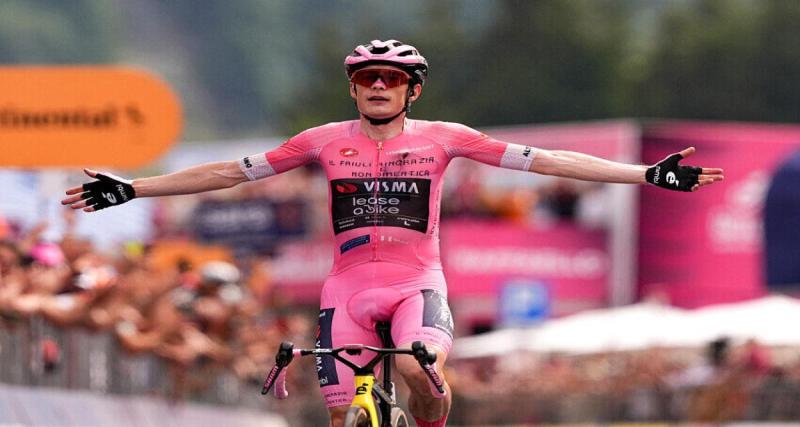  - Giro 2026 : Visma | Lease a Bike offre un moment fort à Jonas Vingegaard