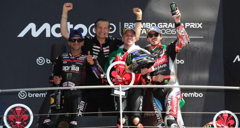 GP d’Italie : Bezzecchi remet Martin à distance, et Aprilia s’envole après le Mugello