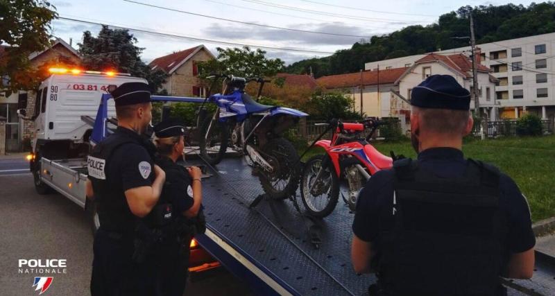 Rodéos urbains : 3 motocross interceptés, 1 individu interpellé par caméra… la traque s'intensifie partout en France