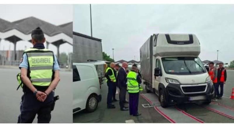  - Ce que les camionneurs ne veulent pas voir en sortant du péage : une opération surprise avec gendarmes, inspecteurs et même le préfet en personne