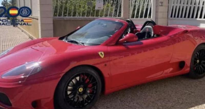  - Une fausse Ferrari 360 Spider mise en vente sur Internet finit saisie par la police