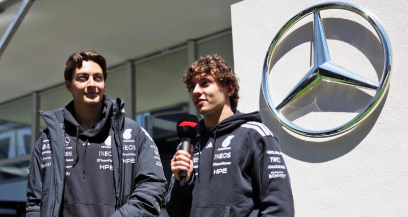  - Mercedes : Antonelli persiste et signe face à Russell, les deux pilotes se renvoient la balle
