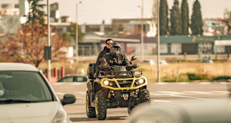 Il prend l'autoroute en quad à 40 km/h, paie même le péage… puis tombe sur les gendarmes : l'aventure finit à la fourrière