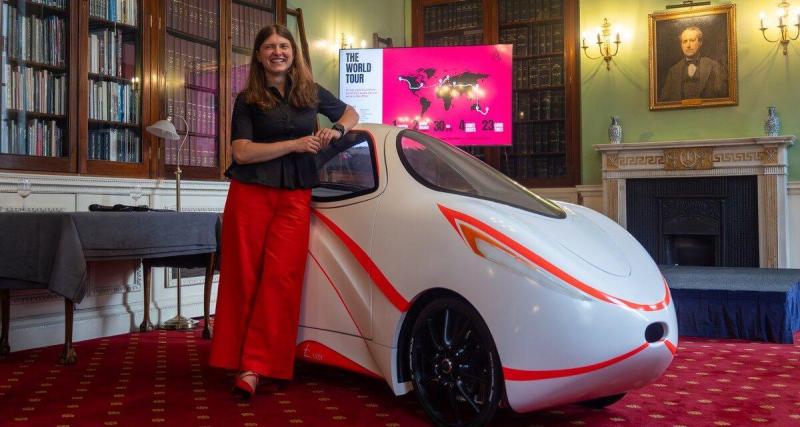 Une ingénieure de F1 va faire le tour du monde dans cet étonnant vélo électrique