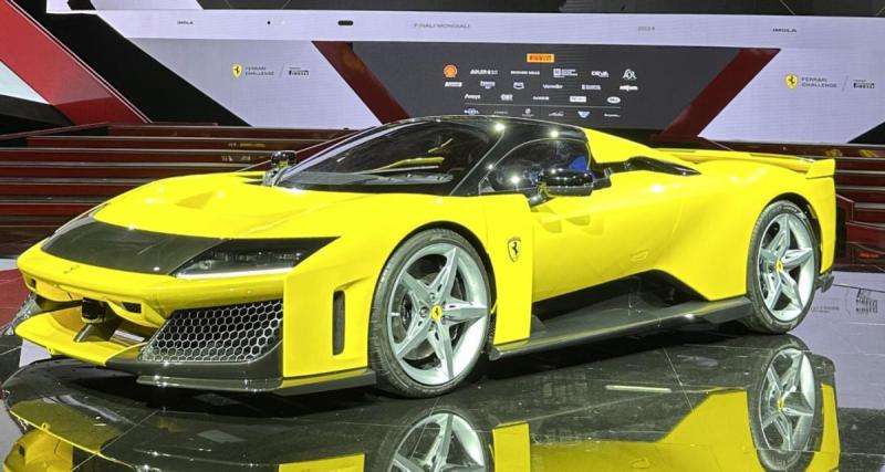 Une Ferrari F80 violette à près de 4 millions d’euros débarque