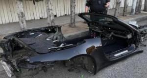 La Porsche 911 volée retrouvée à Los Angeles… réduite à une simple carcasse