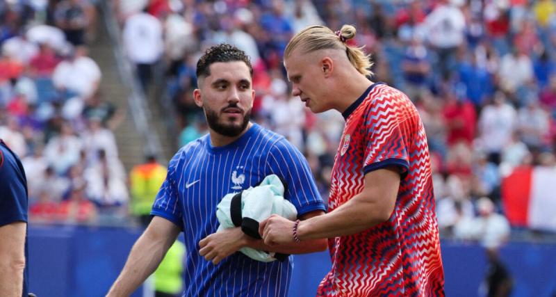  - Norvège - France : le joli moment entre Haaland et Cherki après la rencontre