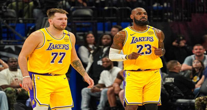  - NBA : Luka Doncic salue les adieux de LeBron James