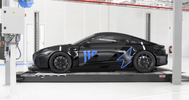  - Le mulet de la future Alpine A110 électrique sera bientôt en démonstration à Goodwood
