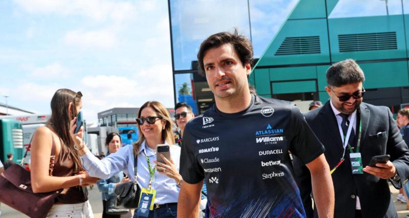  - Williams : Carlos Sainz a donné une consigne très claire à son entourage avant la pause estivale de F1