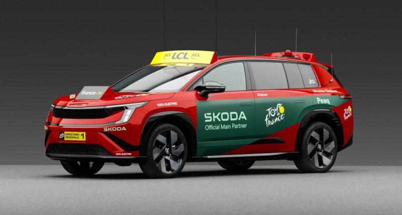  - À peine présenté, le Skoda Peaq prend déjà le rôle de voiture du directeur du Tour de France