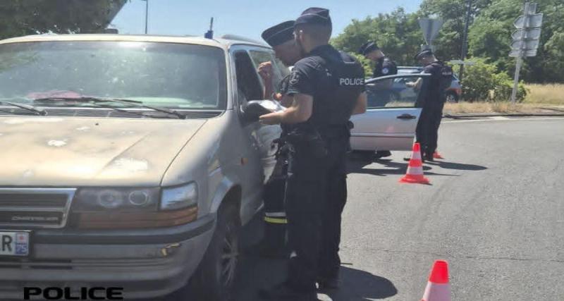 Alcool, drogues, pneus lisses… Ce contrôle routier éclair a mis à nu des conducteurs qui n'auraient pas dû prendre le volant