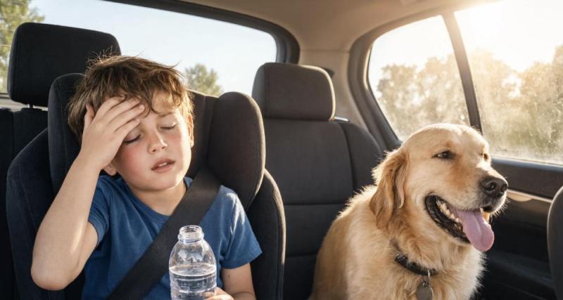 Laisser un enfant ou un chien dans une voiture peut coûter très cher… jusqu’à 100 000 € d’amende et 7 ans de prison