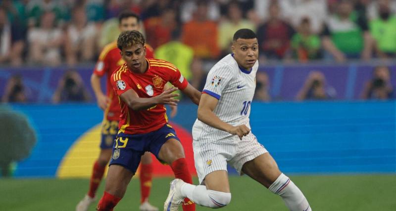  - France-Espagne : Lamine Yamal reste la bête noire de Kylian Mbappé en match à élimination directe